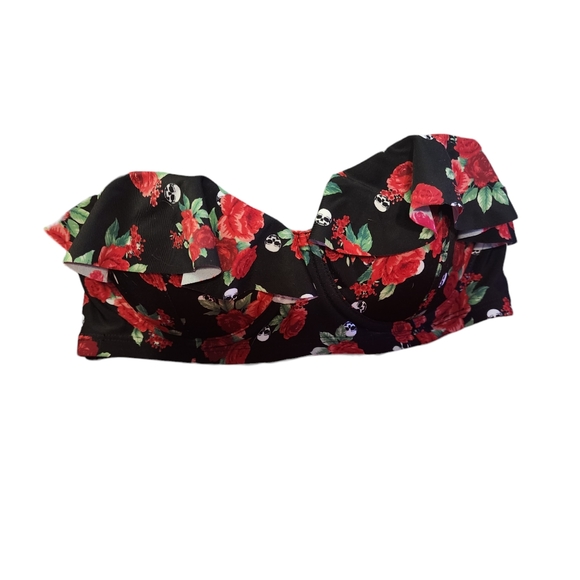 NWOT skulls and roses hot topic bikini - Picture 6 of 6